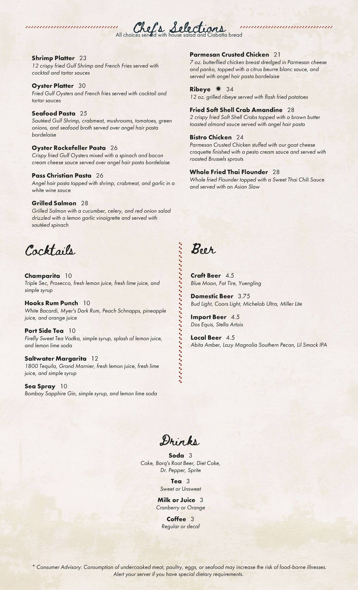 Menu at Hook Gulf Coast Cuisine restaurant, Pass Christian