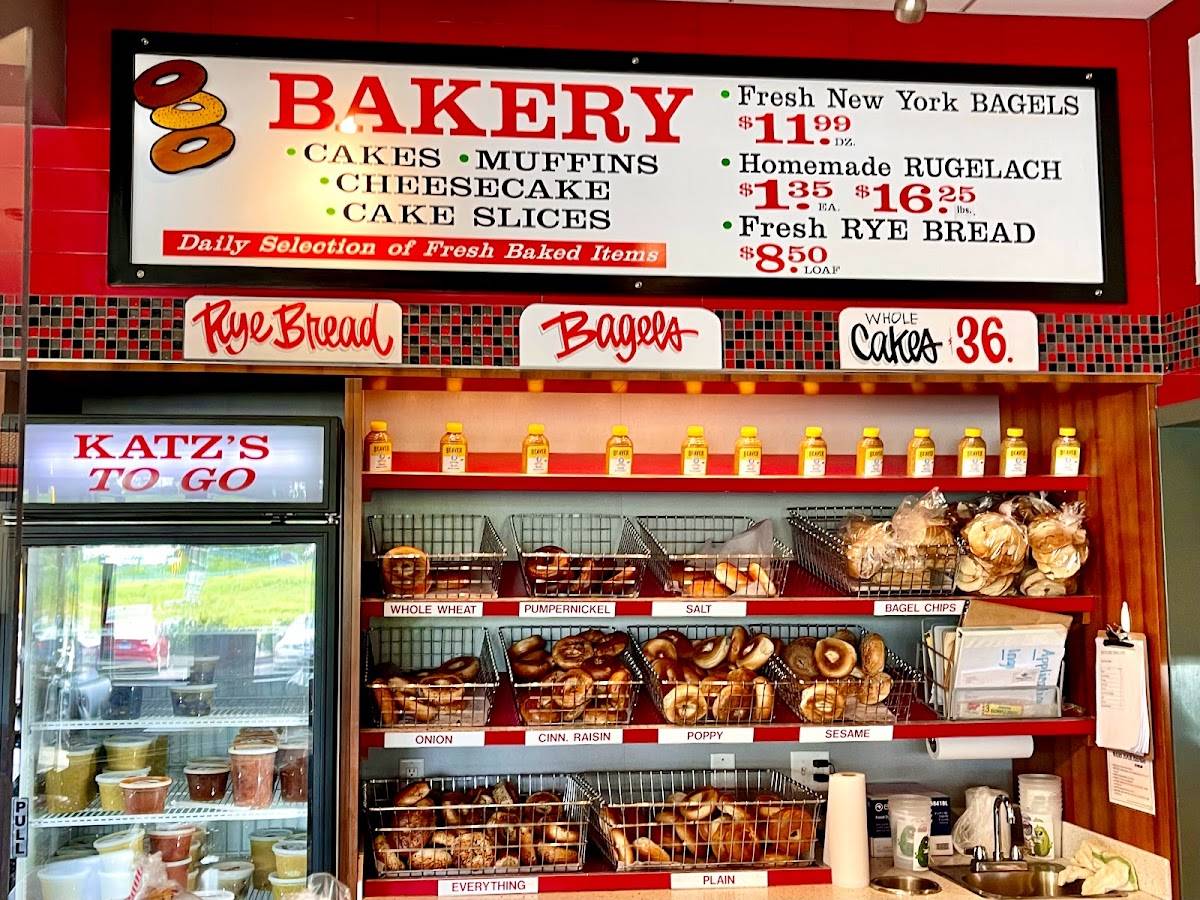 Menu at Katz's Deli Restaurant, Woodbridge