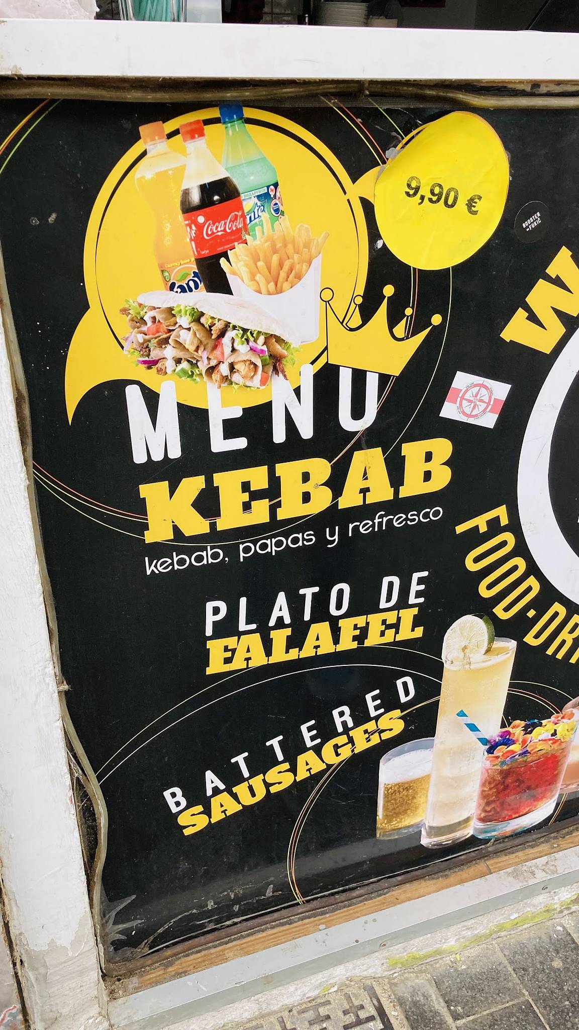 Menu At King Doner Kebab Restaurant Corralejo