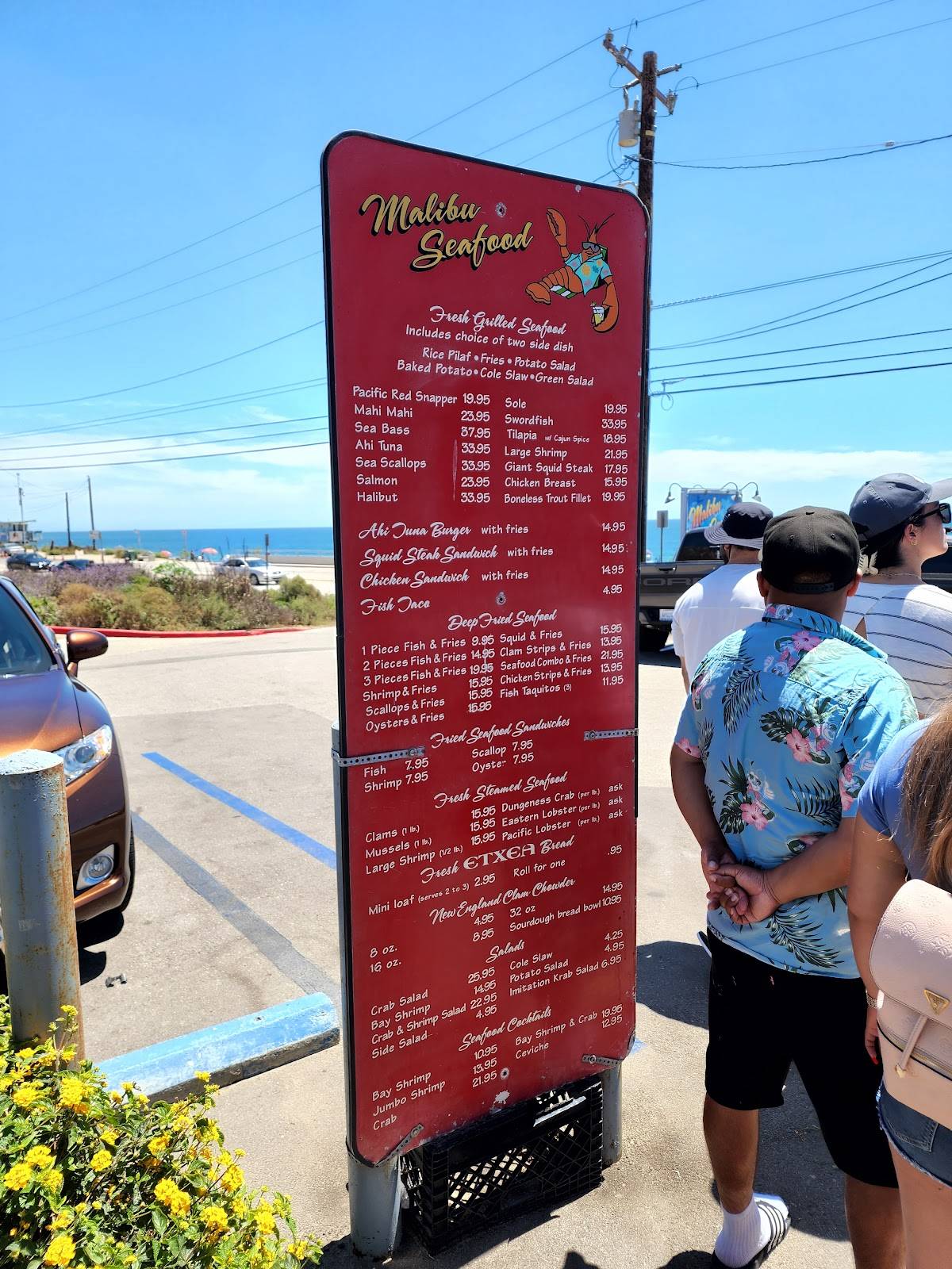 Menu at Malibu Seafood Fresh Fish Market & Patio Cafe, Malibu