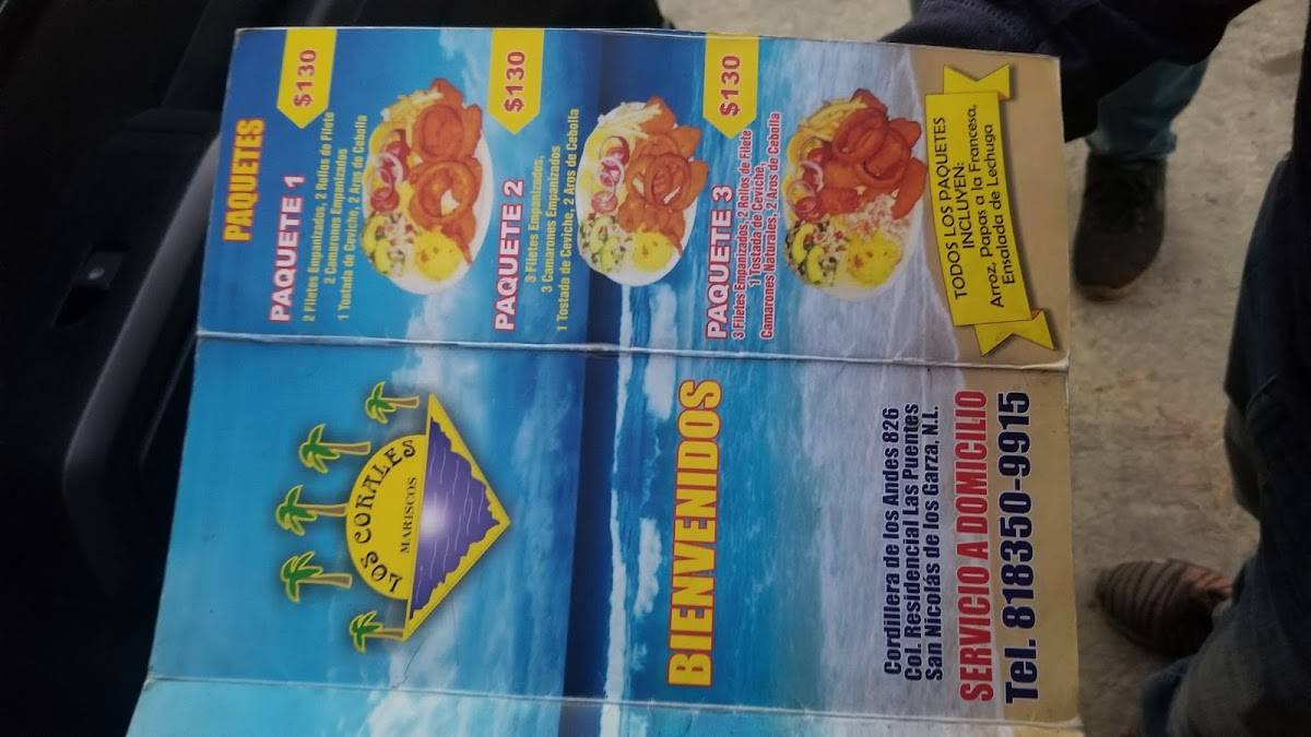 Carta del restaurante Mariscos "Los Corales", San Nicolás del los Garza ...