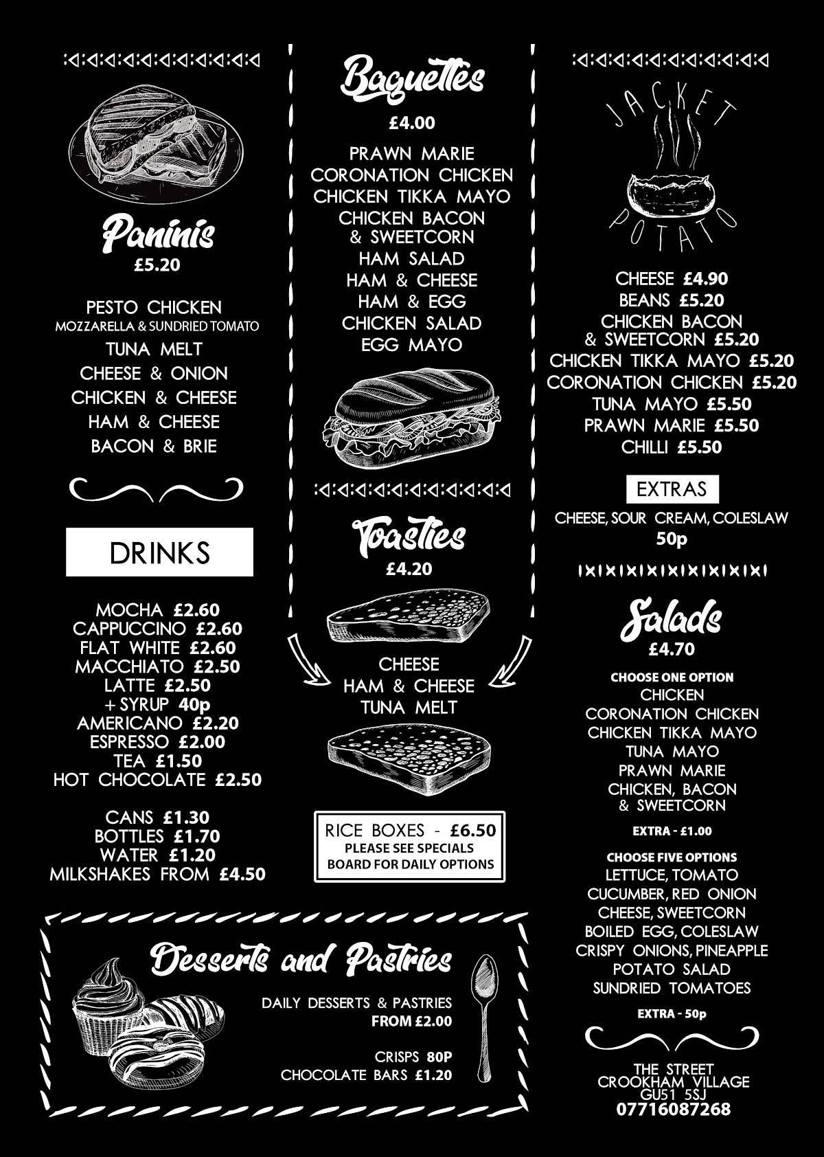 Menu at Nibbles Hampshire, Fleet