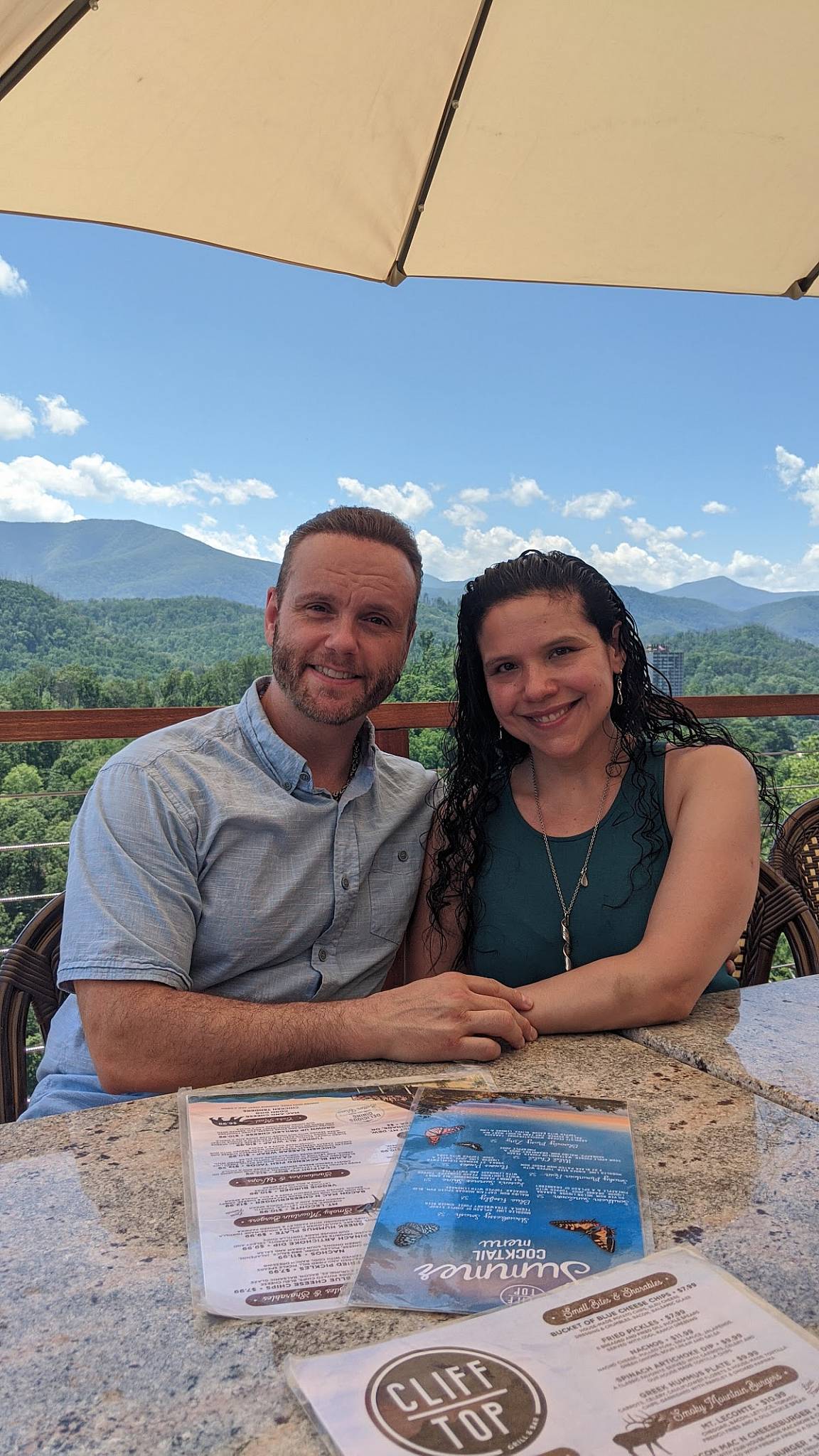 Menu at Cliff Top Restaurant at Anakeesta, Gatlinburg