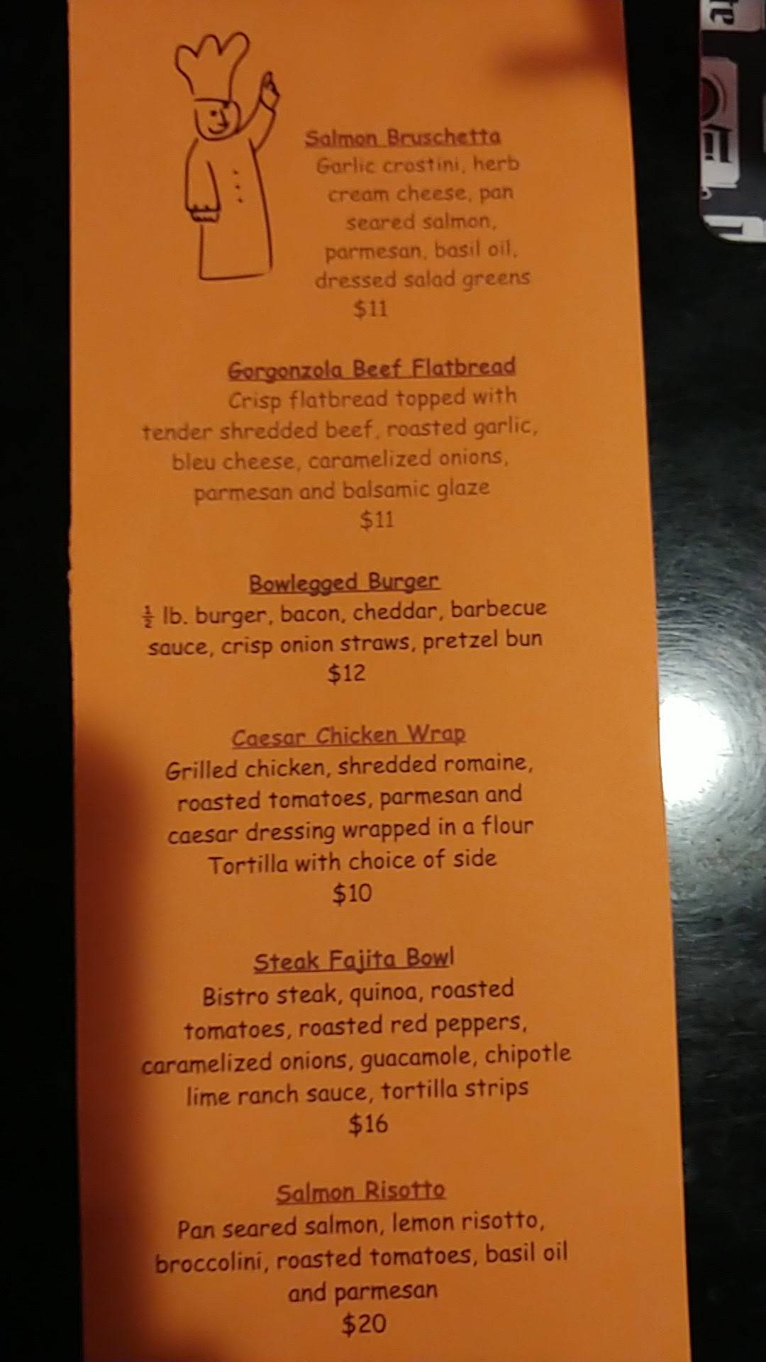 Menu at East Troy House RestaurantBar, East Troy, Division St