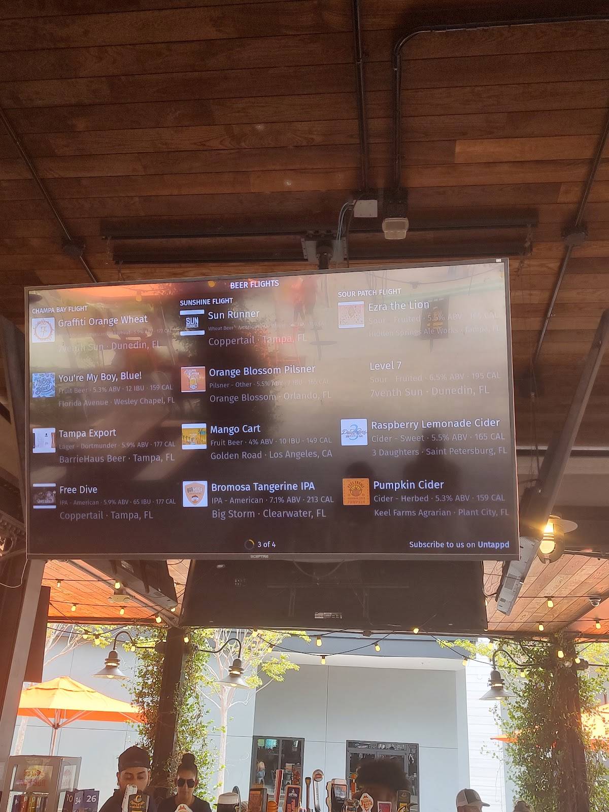 Menu at LightHaus Beer Garden pub & bar, Tampa