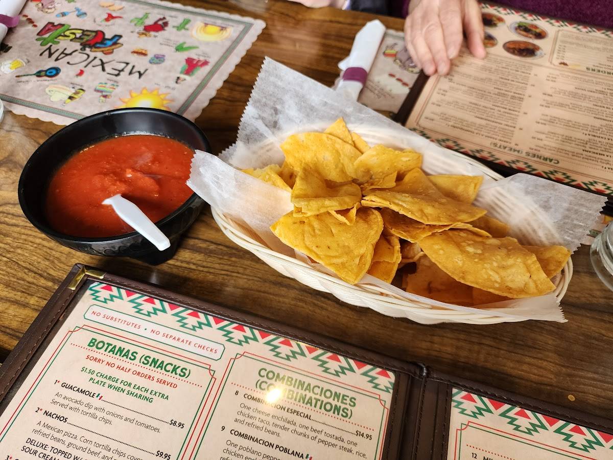 Menu at El Niagara restaurant, Woodstock