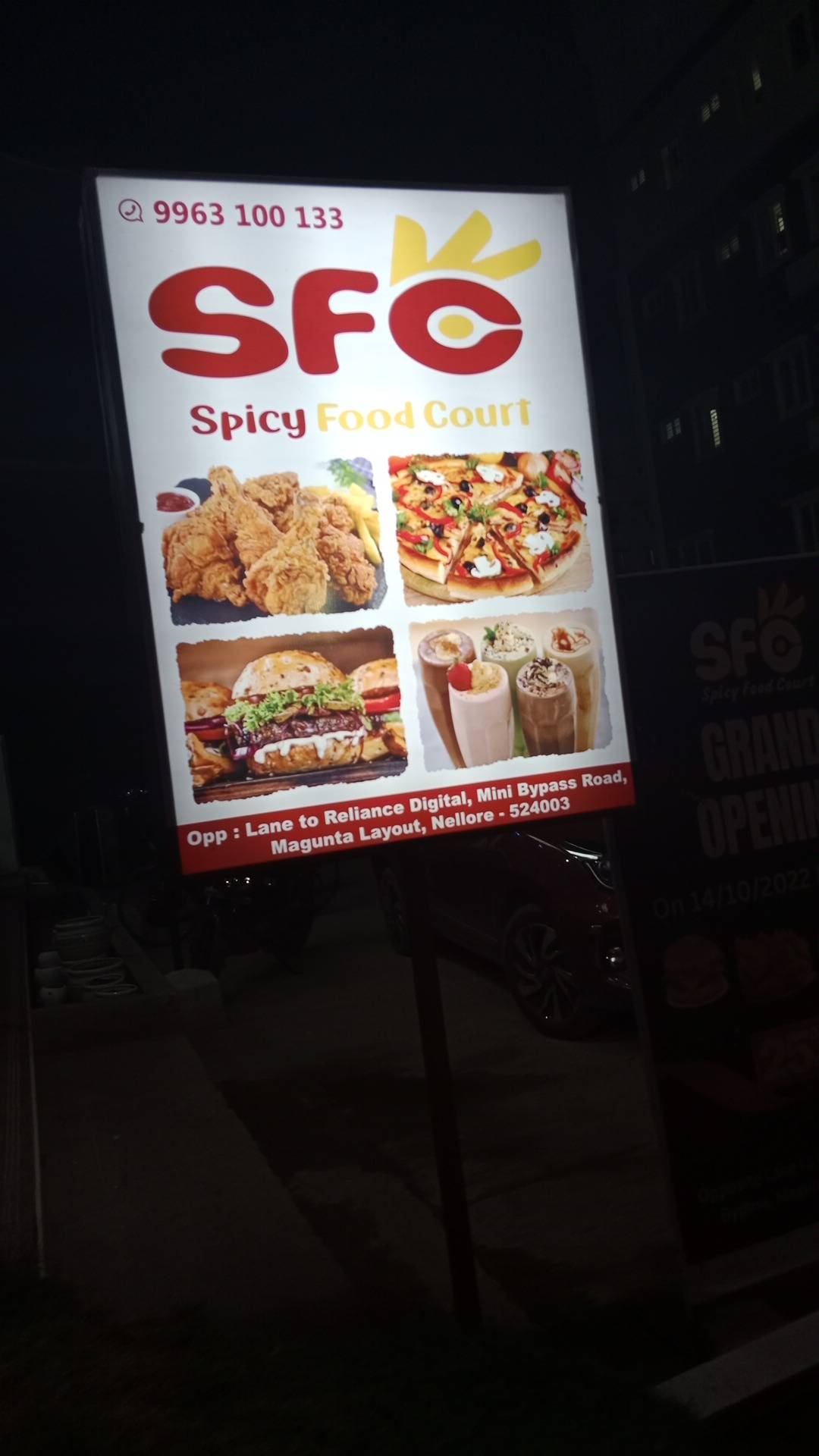 Menu at SPICY FOOD COURT (SFC), Nellore