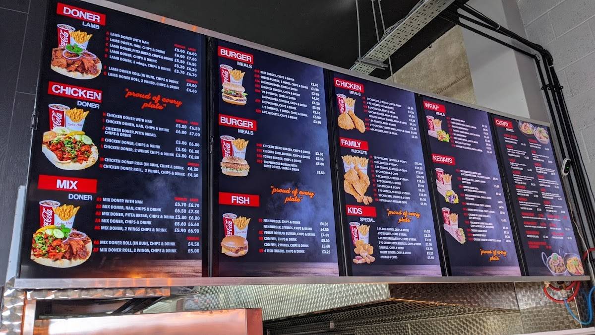Menu at Spice Hut Romford restaurant, Romford