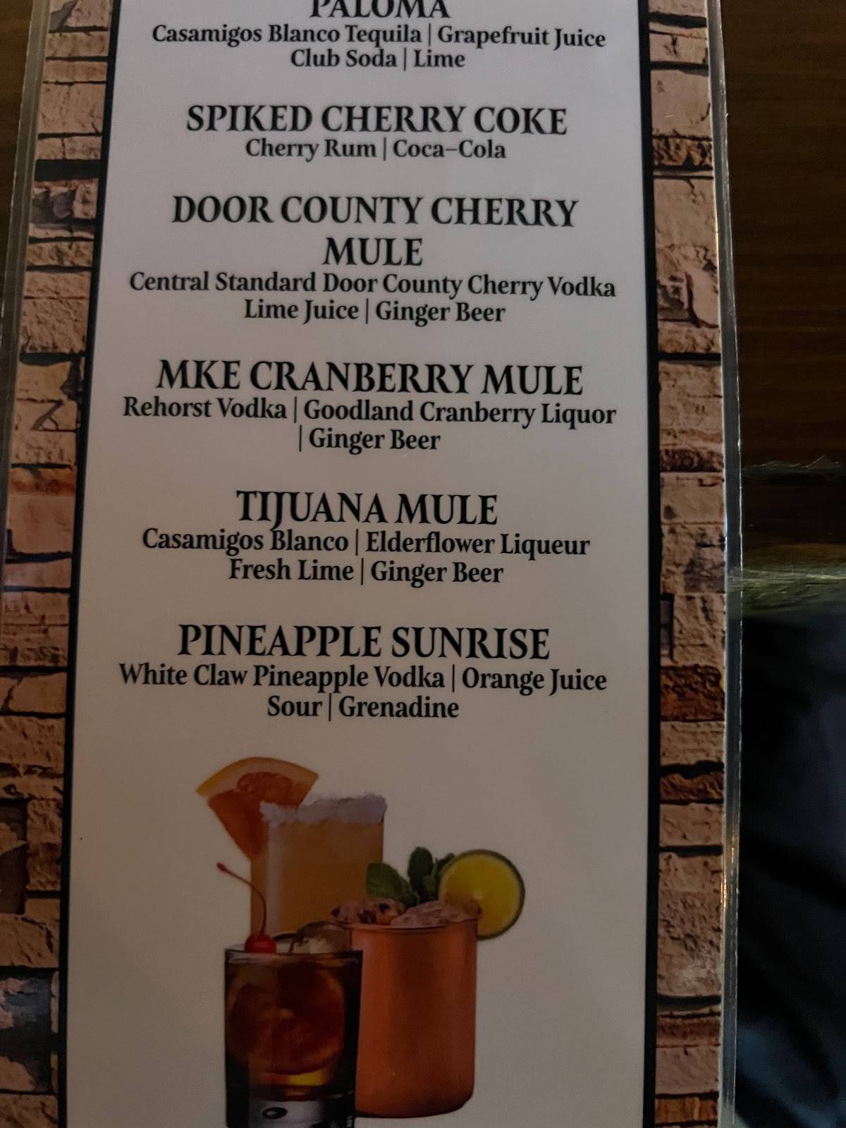 Menu at The Hale House pub & bar, Hales Corners