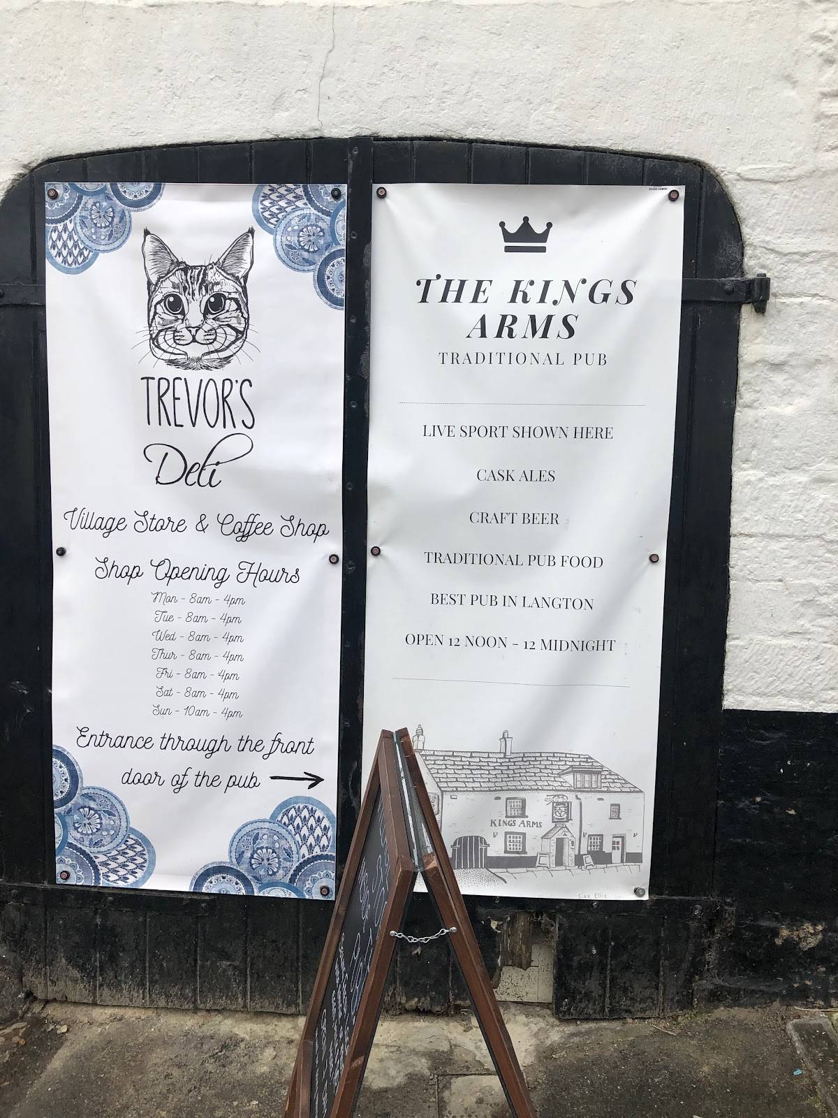 Menu at The Kings Arms pub & bar, Langton Matravers