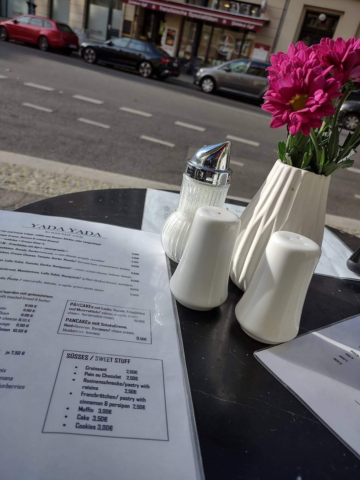Speisekarte von YADA YADA breakfast club, Berlin