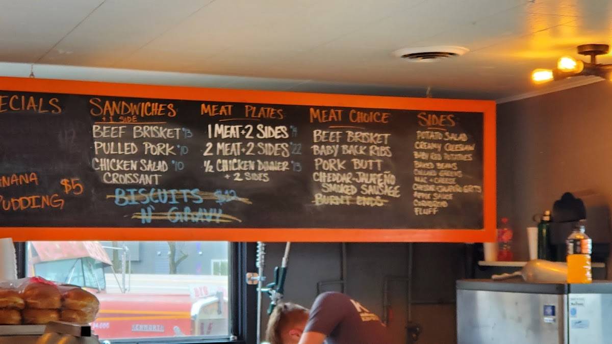 Menu at KRB's Klingers Real Barbeque Wautoma, Wautoma