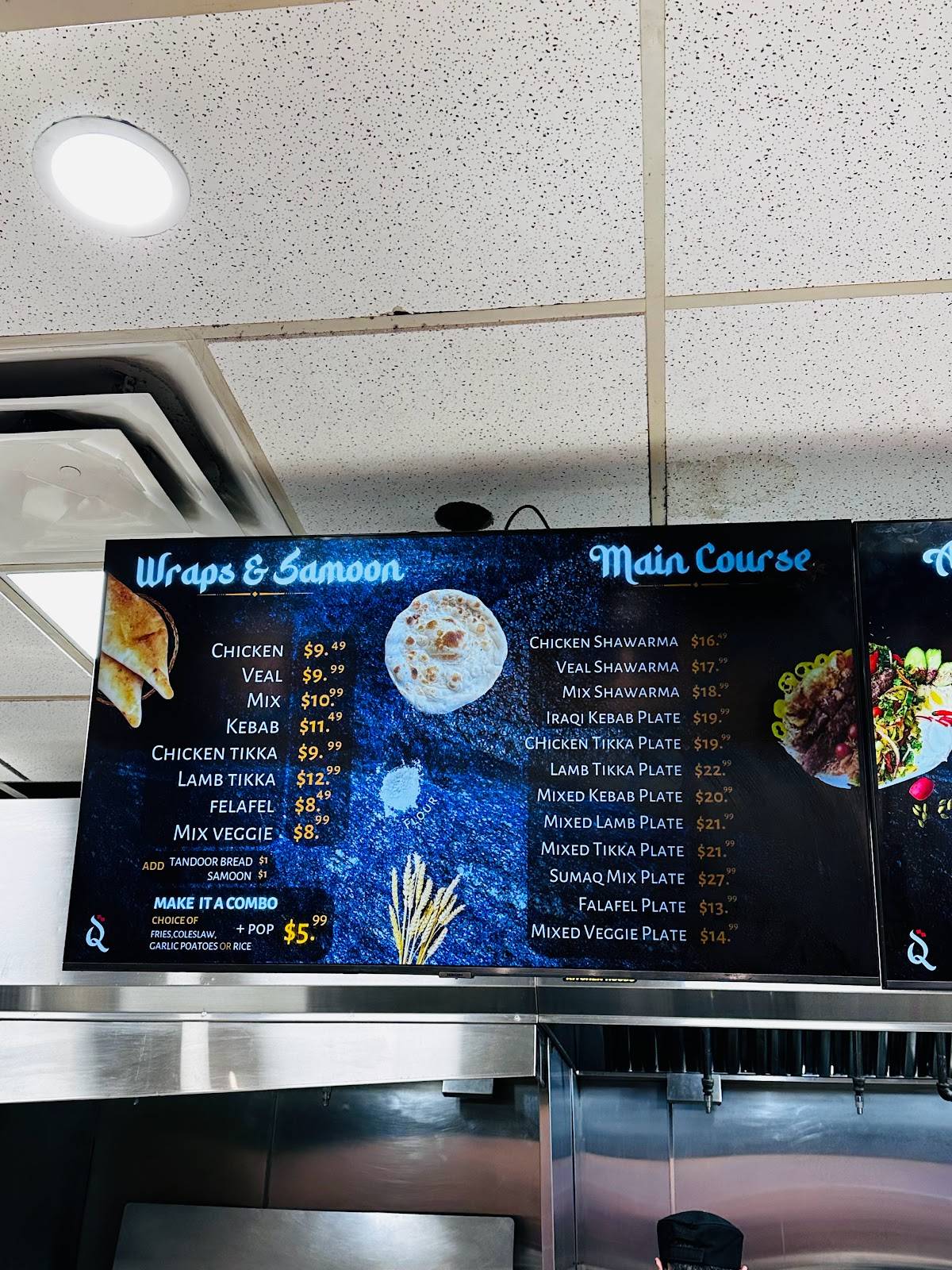 Menu at Sumaq Iraqi Charcoal Grill (Scarborough) BBQ, Toronto