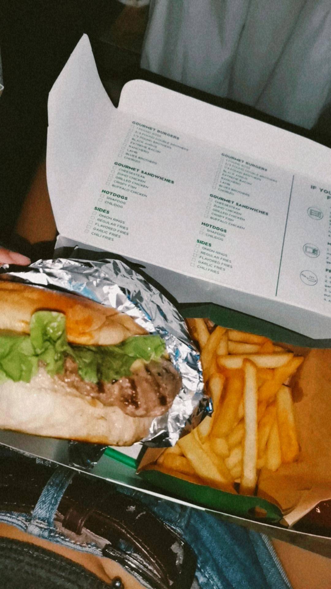 Menu at Brothers Burger Caltex SLEX Biñan restaurant, Biñan