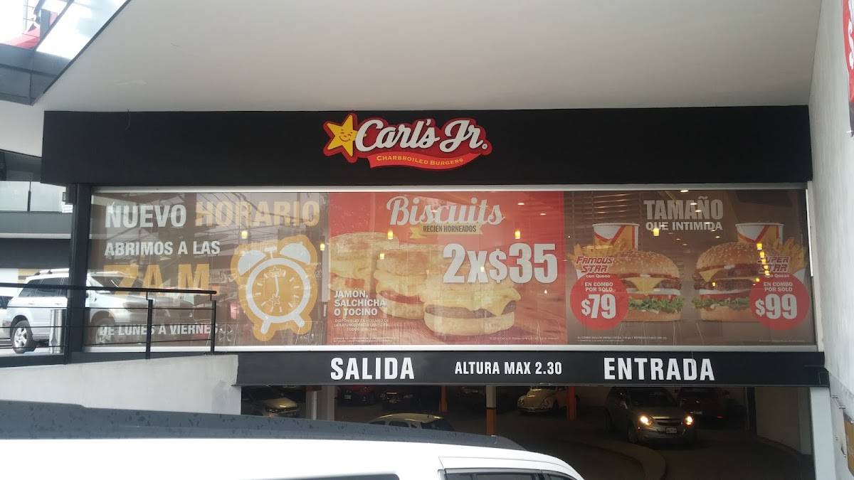 Carta del restaurante Carl's Jr. Ciudad Granja, Zapopan, Calzada Central