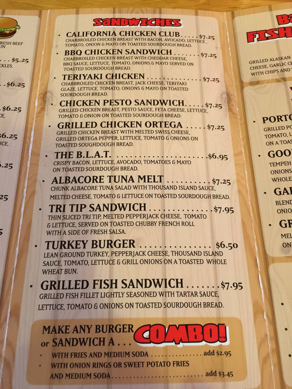 Menu at Eddie's Grill fast food, Lompoc, N H St
