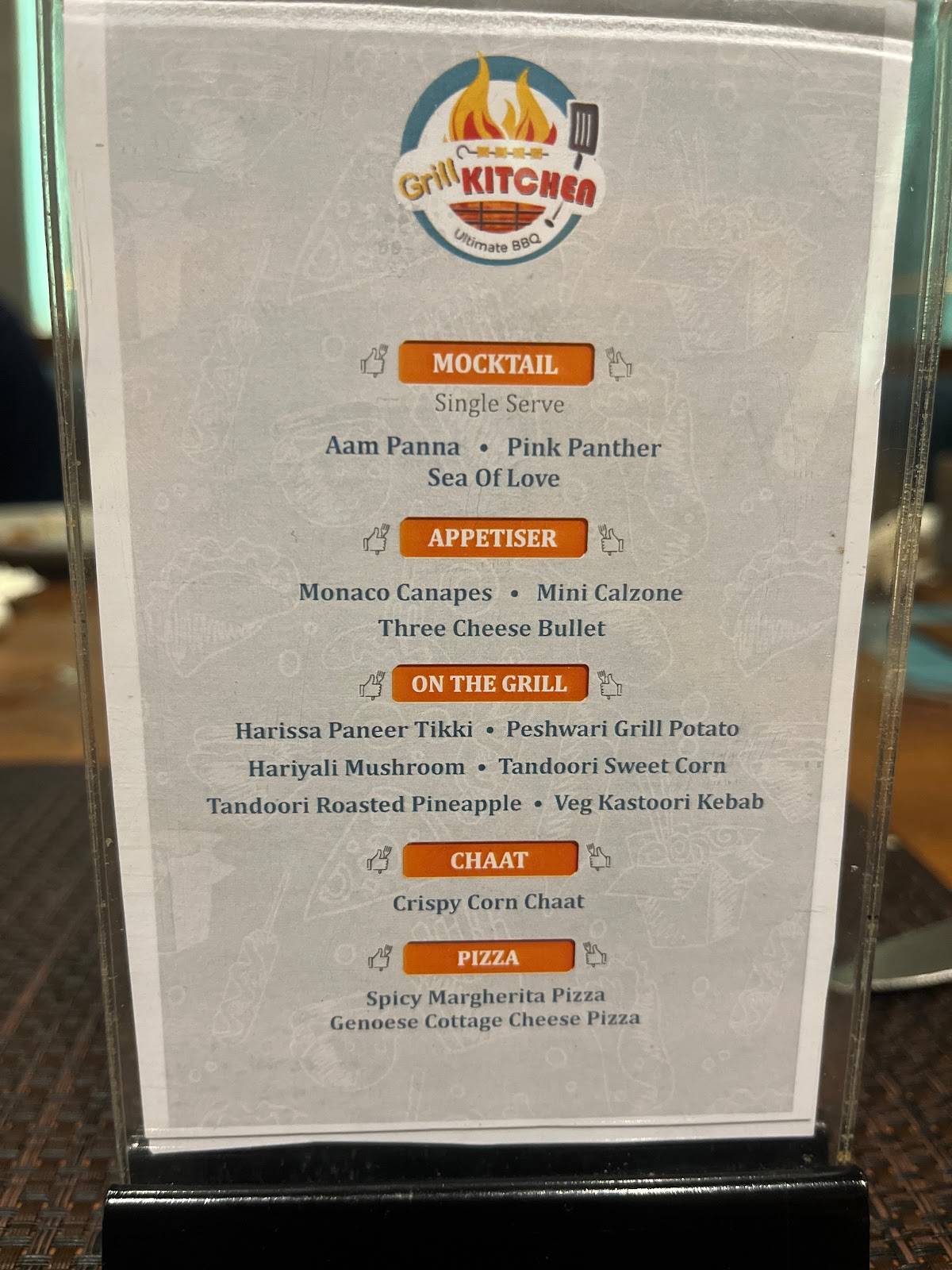 Menu at Grill kitchen Ultimate BBQ Motera, Ahmedabad