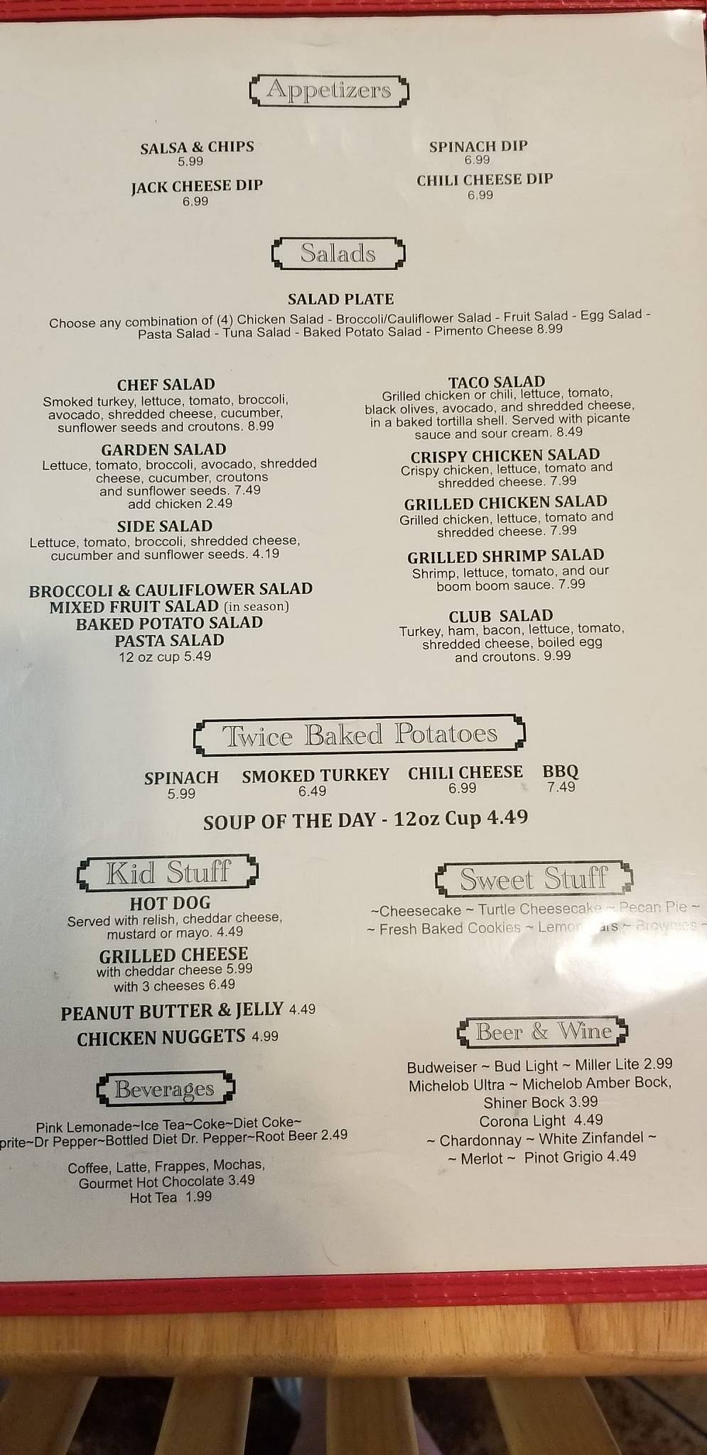 Menu at House of Wylie Coffee Bar & Cafe, El Dorado