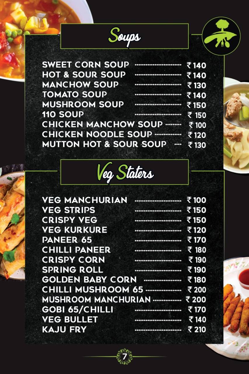 Menu at Arabian Kitchen, Karimnagar