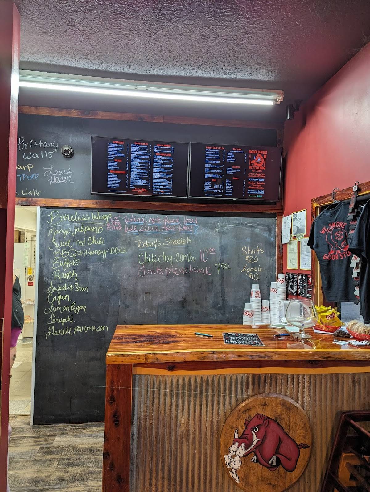 Menu at Bigger burger better bbq, Batesville