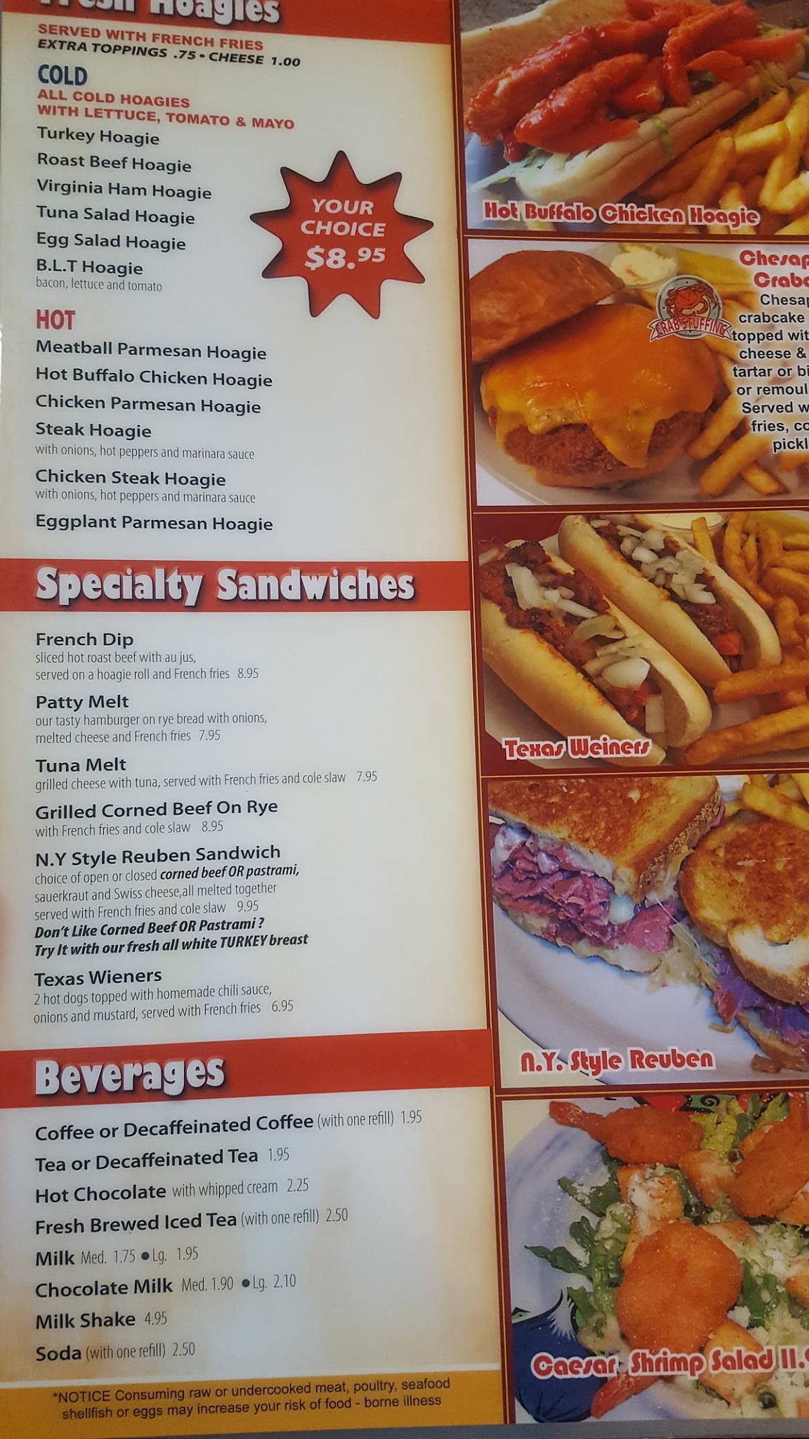 Menu at Silver Spoon Diner restaurant, Clarks Summit
