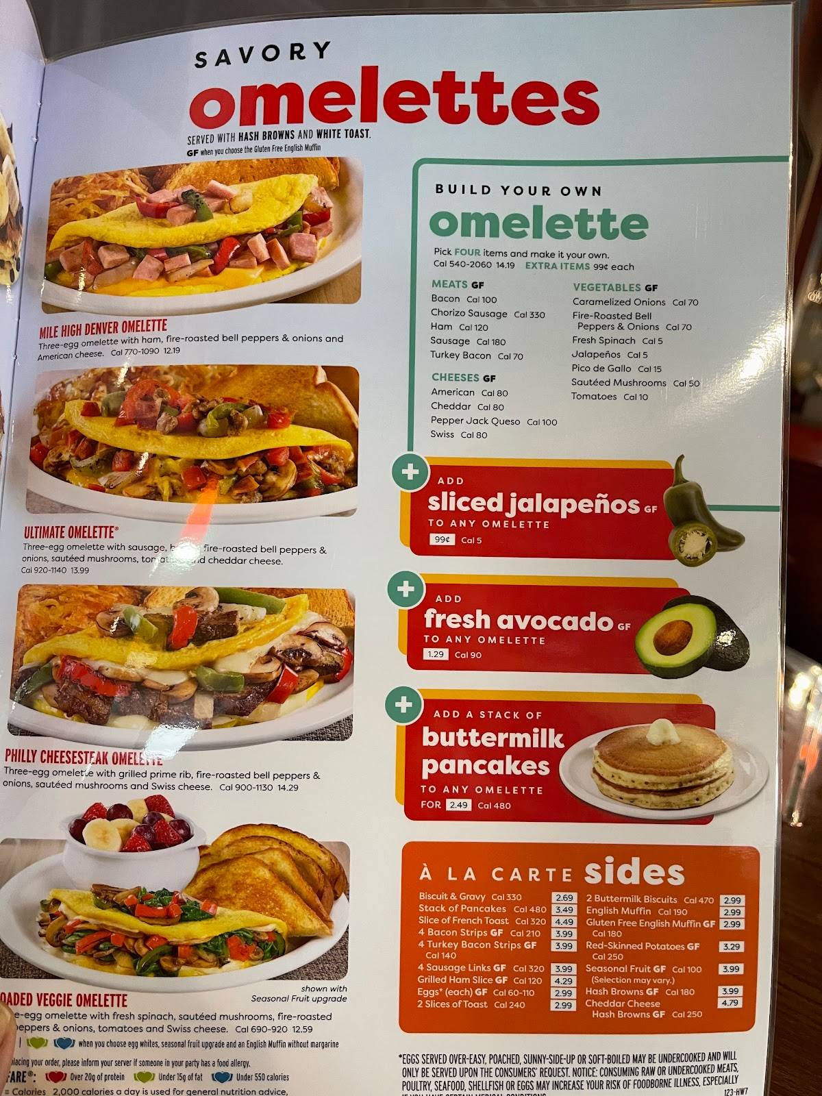 Menu At Denny's Restaurant, Tempe, 825 S 48th St