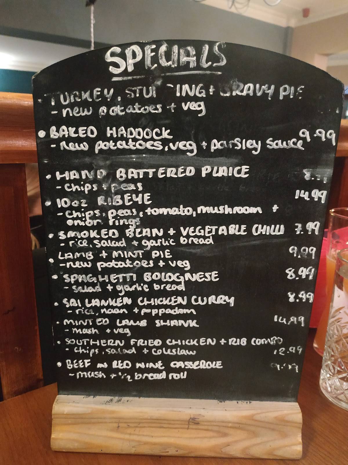 Menu at Horse and Jockey pub & bar, Wolverhampton