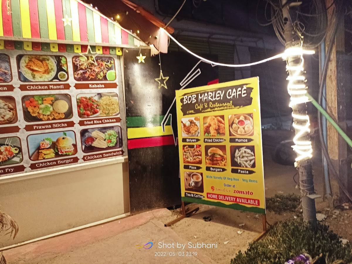 Menu at Bob Marley Cafe, Hyderabad
