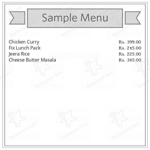 Chaska Punjab Da menu