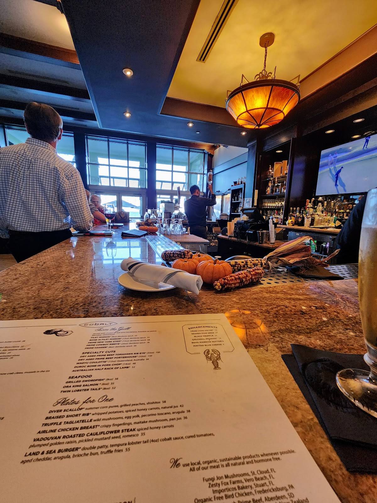 Menu at Cobalt pub & bar, Vero Beach