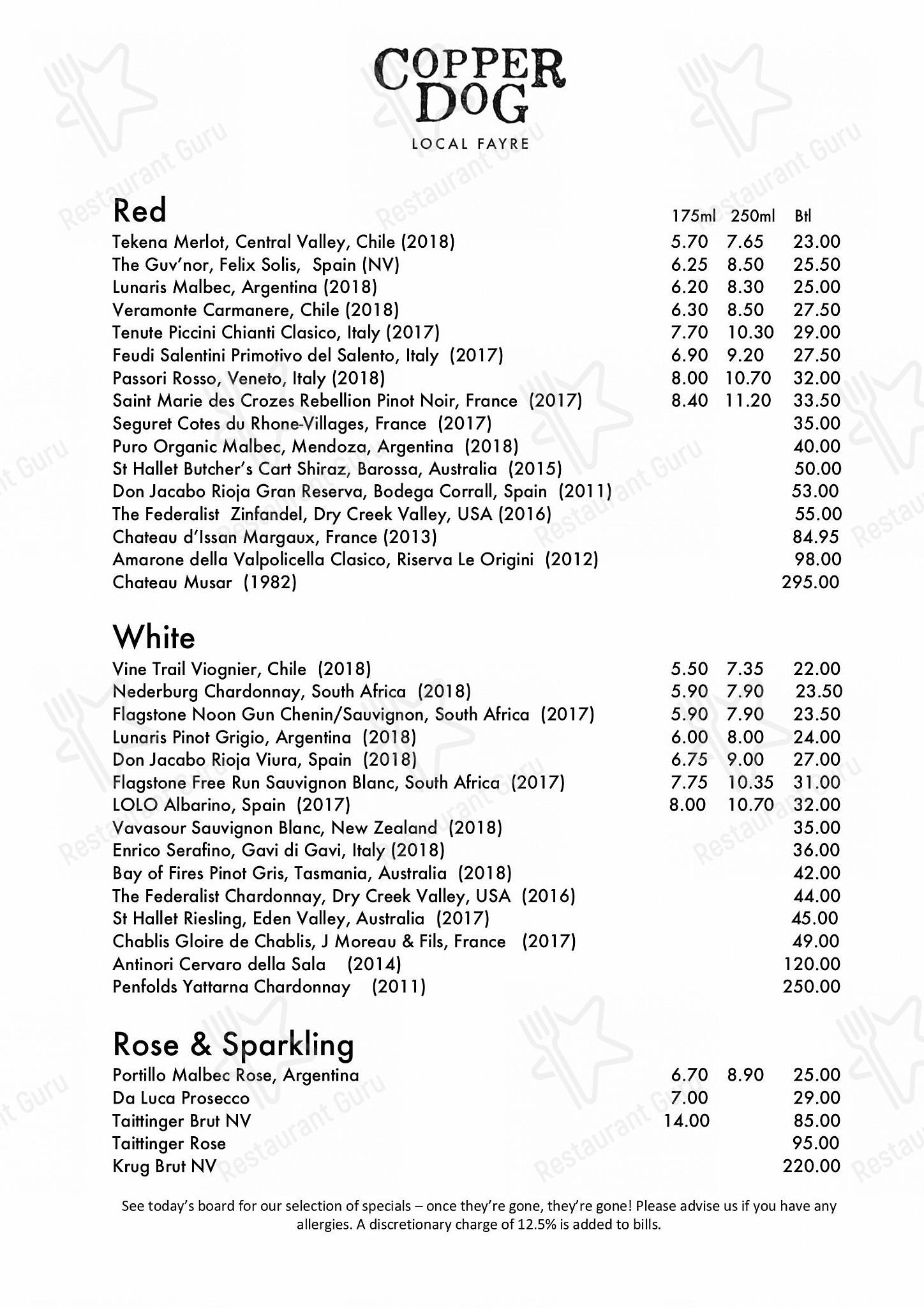 Menu at Spey Inn pub & bar, Aberlour