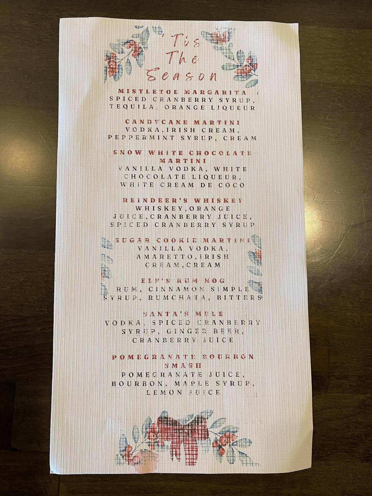 Menu at FIRE & CORK KITCHEN & WINE BAR, New City