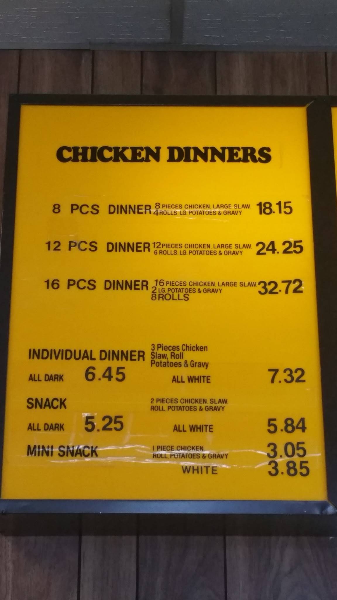 Menu at Golden Skillet fast food, Richmond, Jahnke Rd