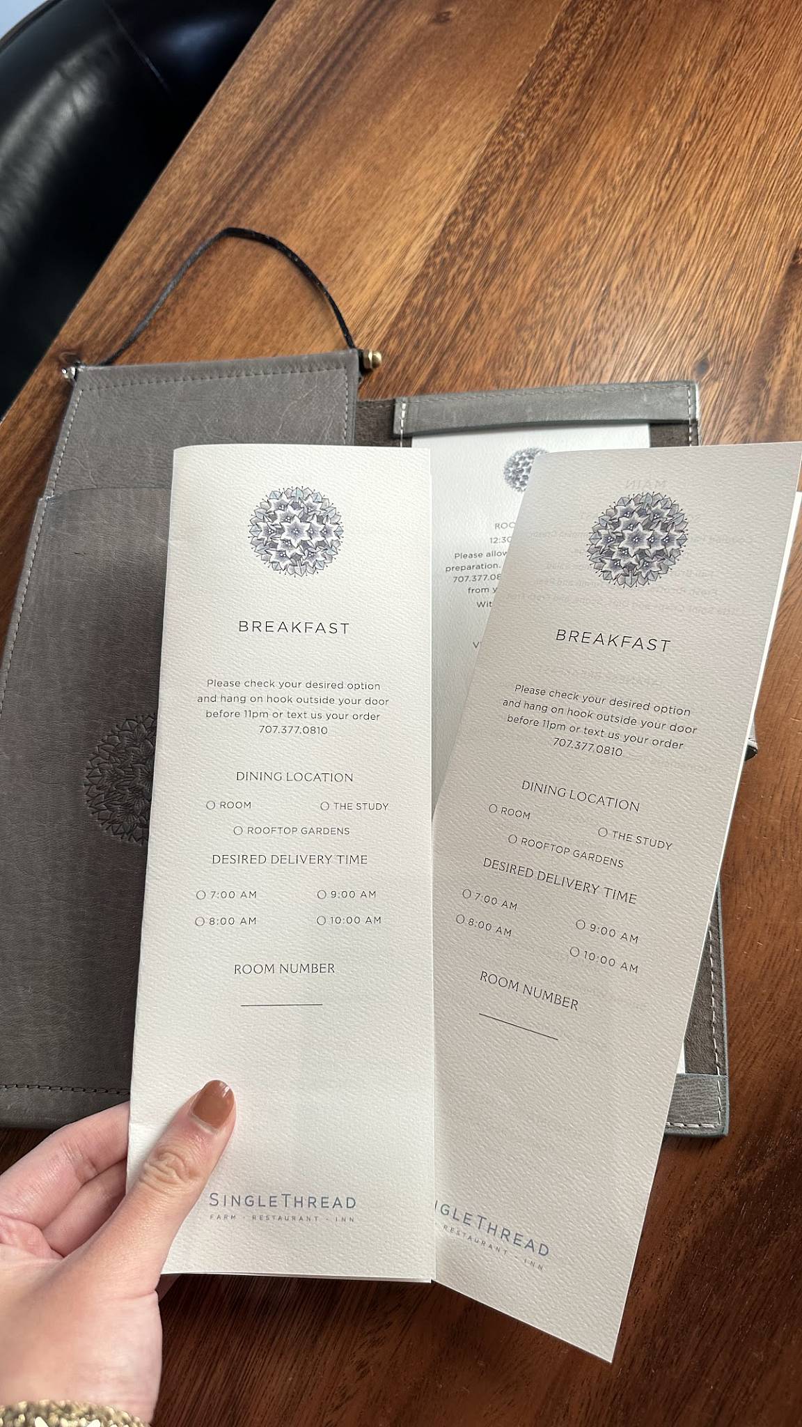 Menu at SingleThread Farm - Restaurant - Inn, Healdsburg