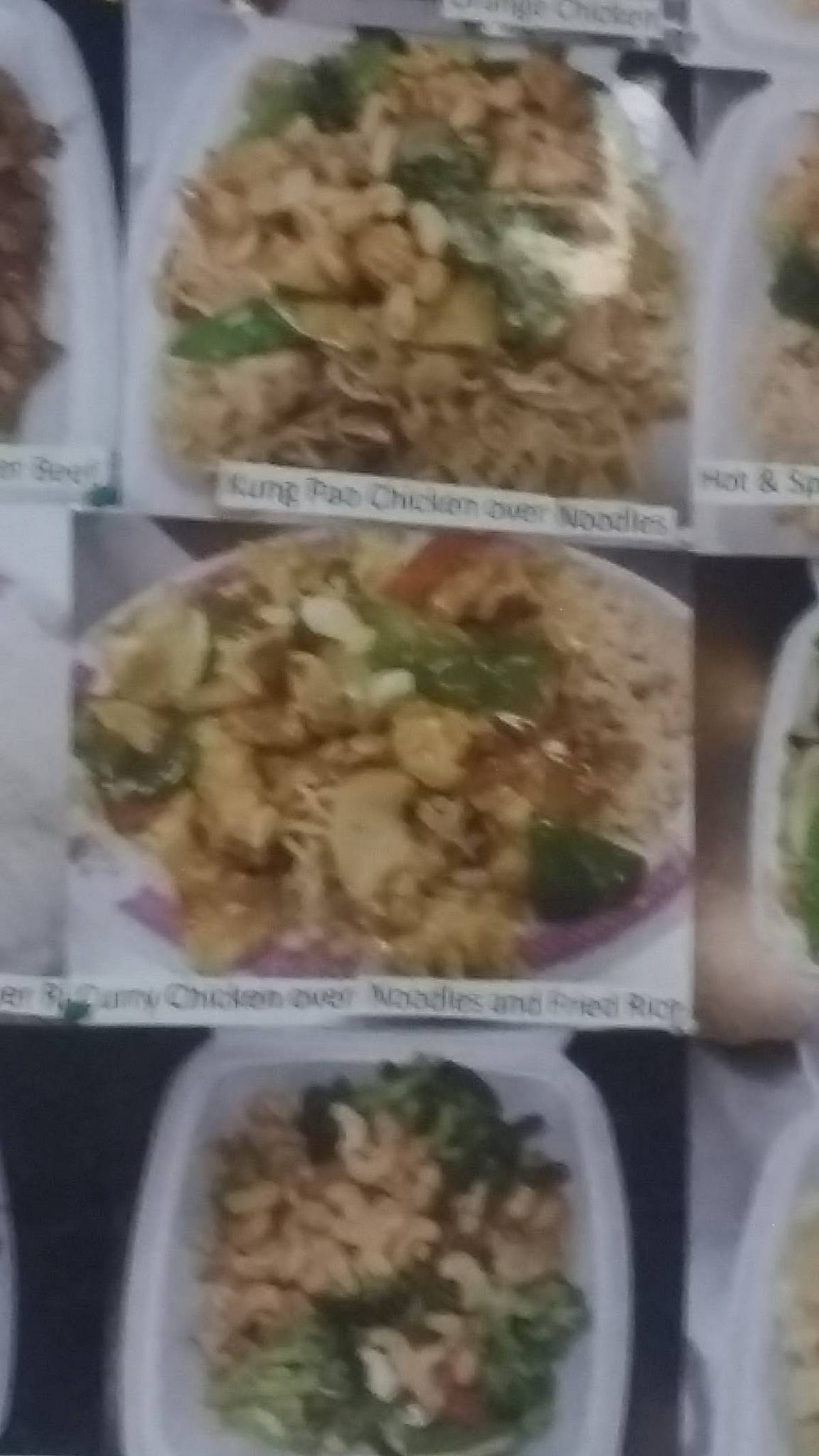 Menu at Hon's Chinese Food Restaurant, Fresno