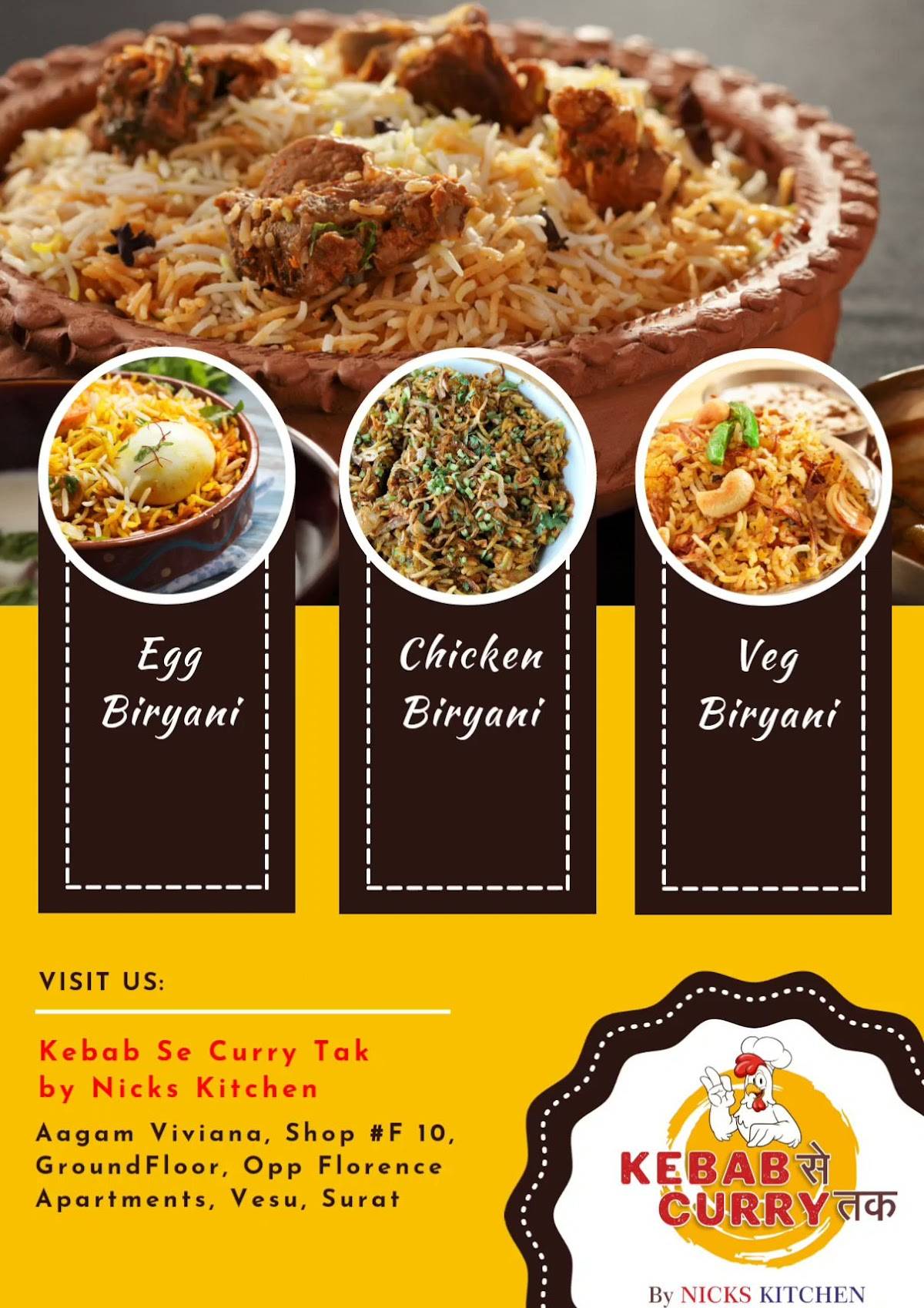 Menu at KEBAB SE CURRY TAK by Nicks Kitchen, Surat