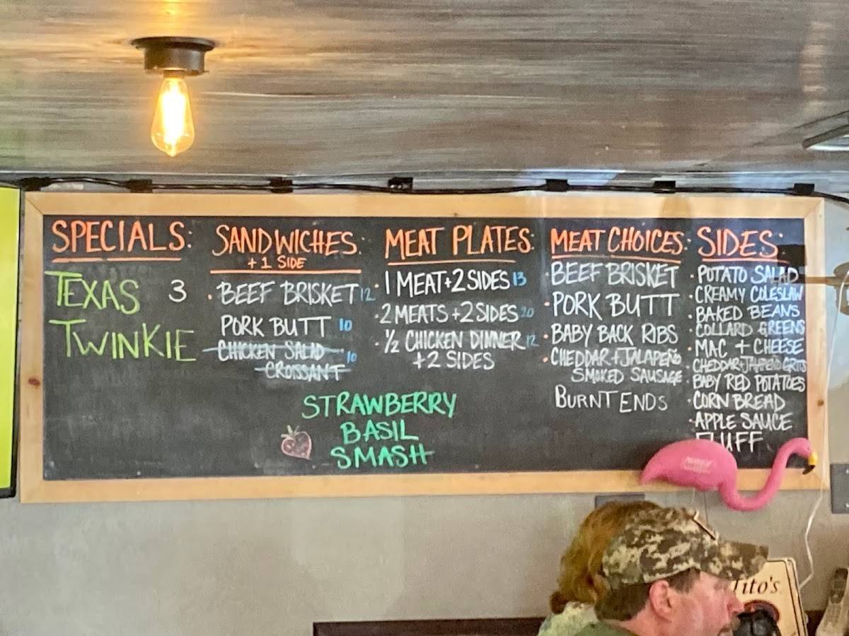 Menu at KRB's Klingers Real Barbeque Wautoma, Wautoma