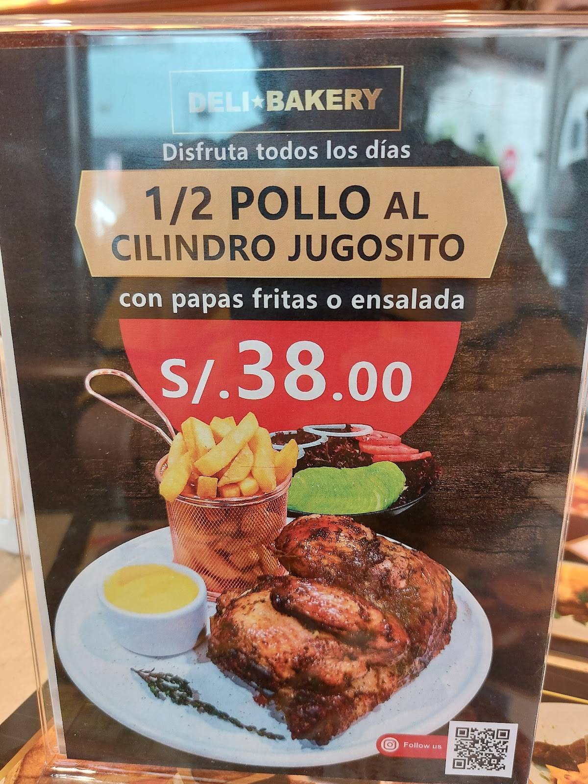 Carta de DeliBakery San Isidro, San Isidro, Av. Camino Real 415