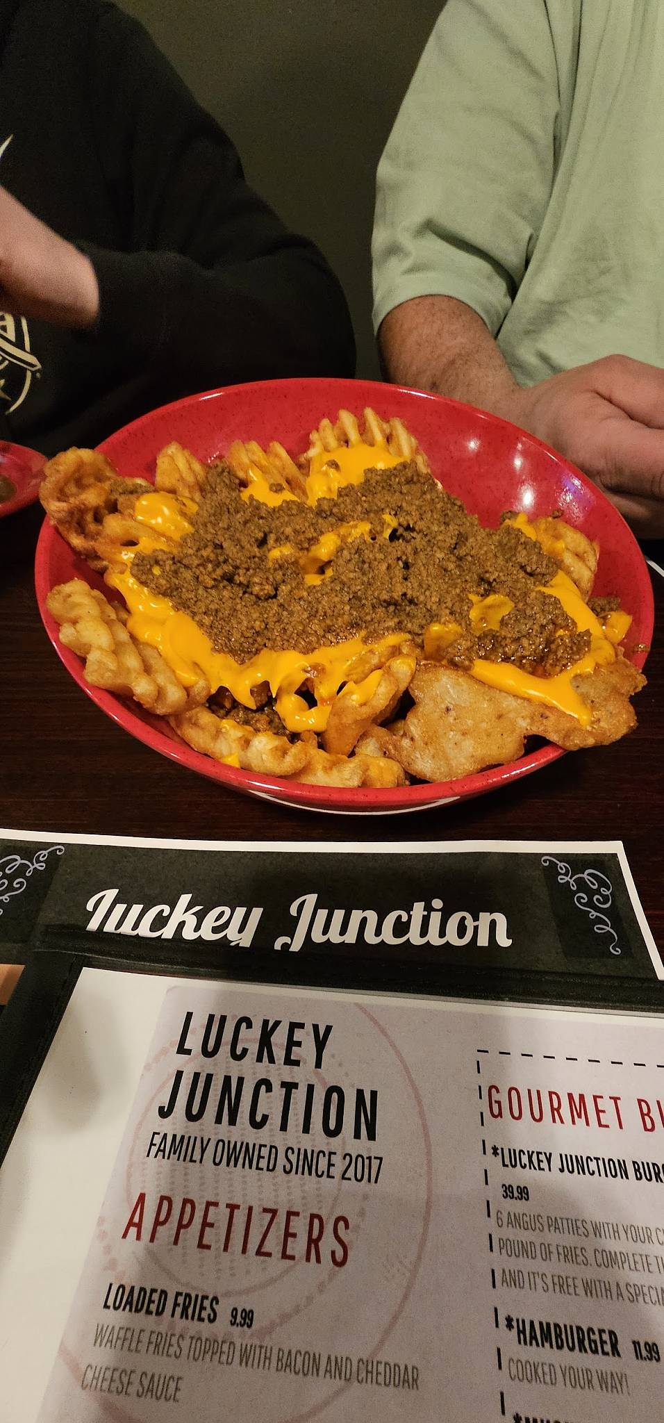Menu at Luckey Junction restaurant, Luckey