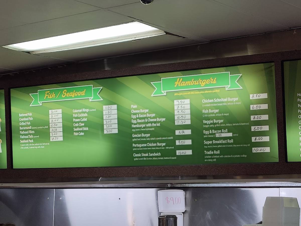 Menu at Mittagong Park Charcoal Chicken fast food, Mittagong