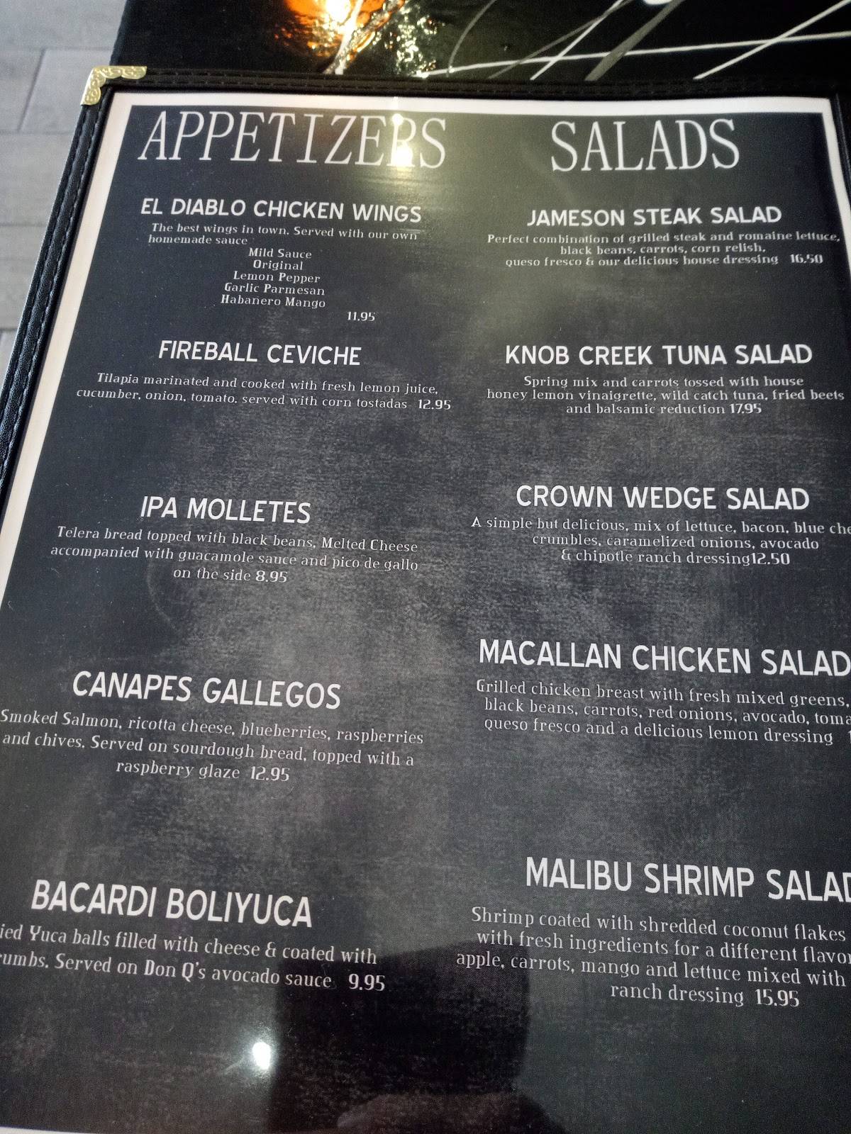 Menu at Mr. Q Restaurant, Atascadero