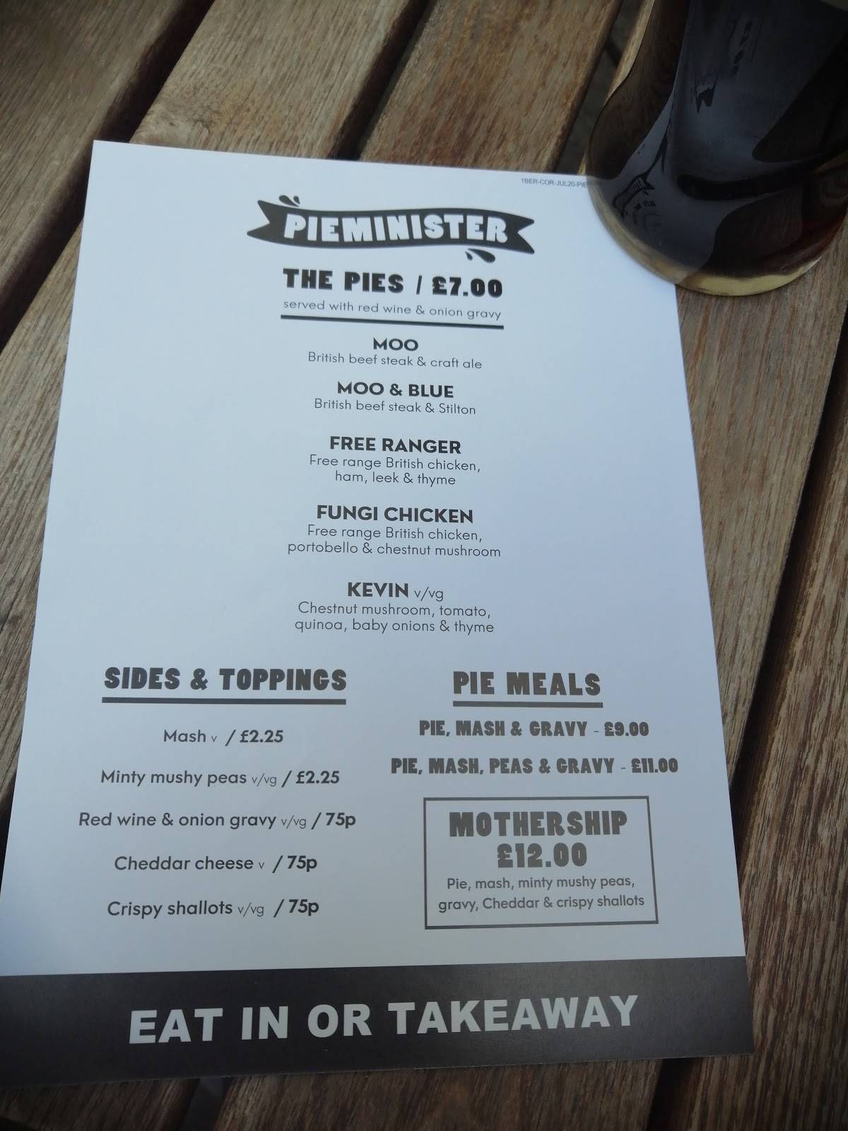 Menu at Pack Horse Leeds pub & bar, Leeds, Pack Horse Yard