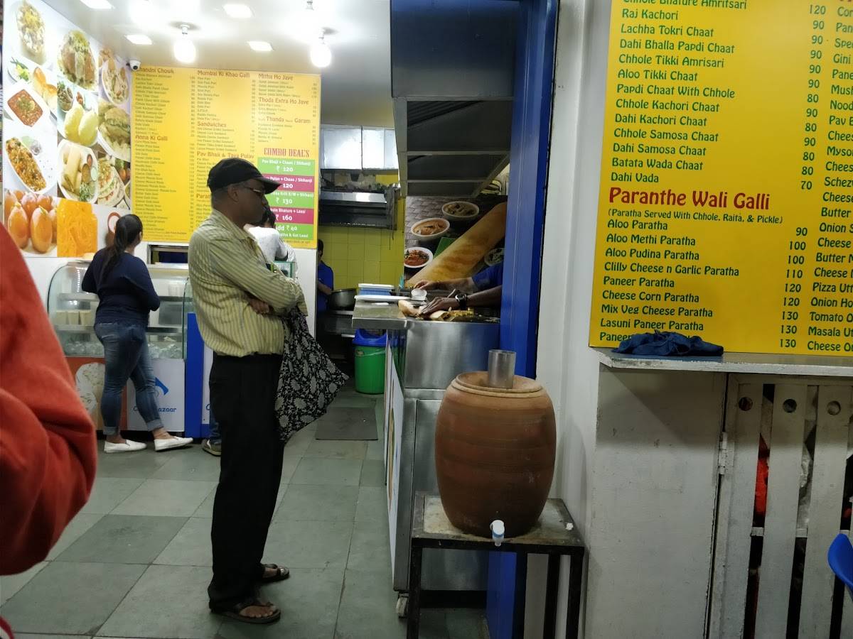 Menu at Chaat Bazaar, Pune, Sagar Arcade