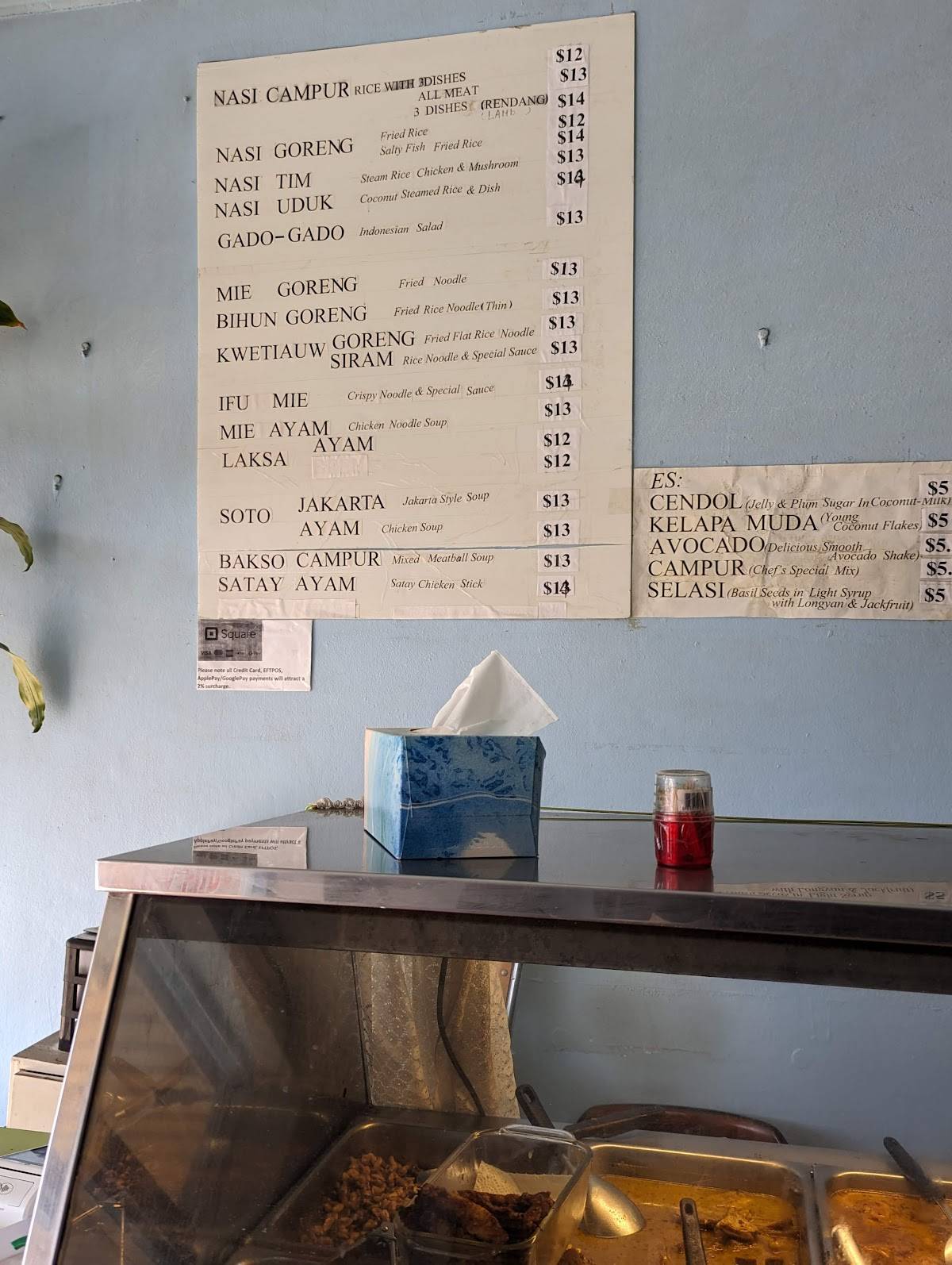Menu at RIA SARI Indonesian Padang Take Away and Eat in Food restaurant ...