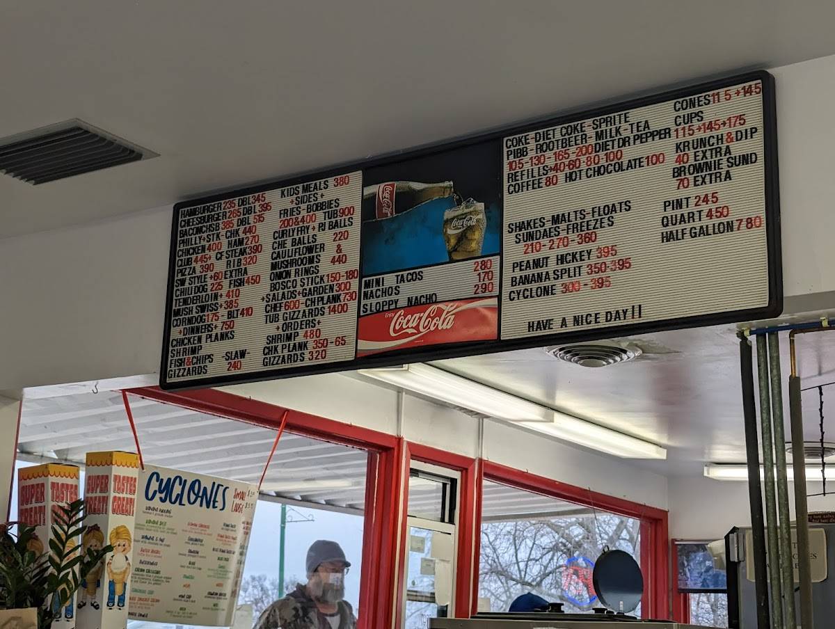 Menu At Frosty Queen Restaurant, Falls City, 801 Harlan St