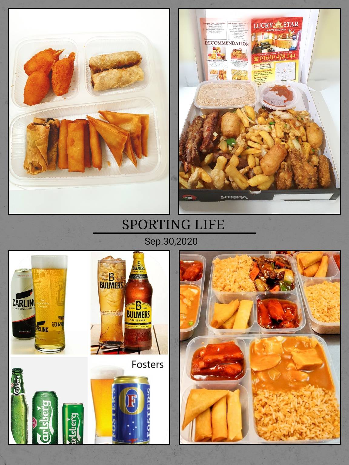 Menu at Lucky Star Chinese Take Away restaurant, Market Drayton