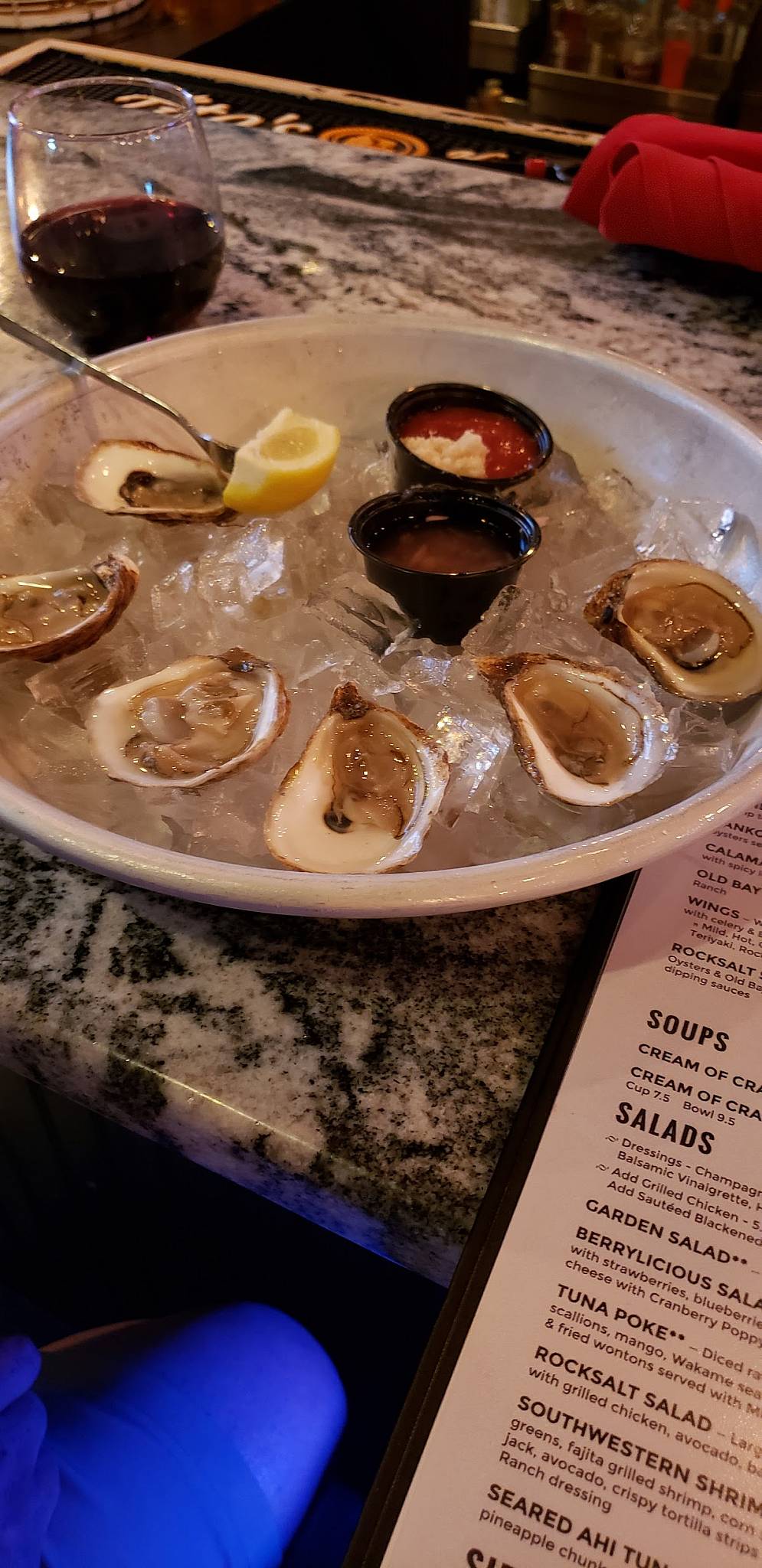 Menu at RockSalt Grille restaurant, Westminster