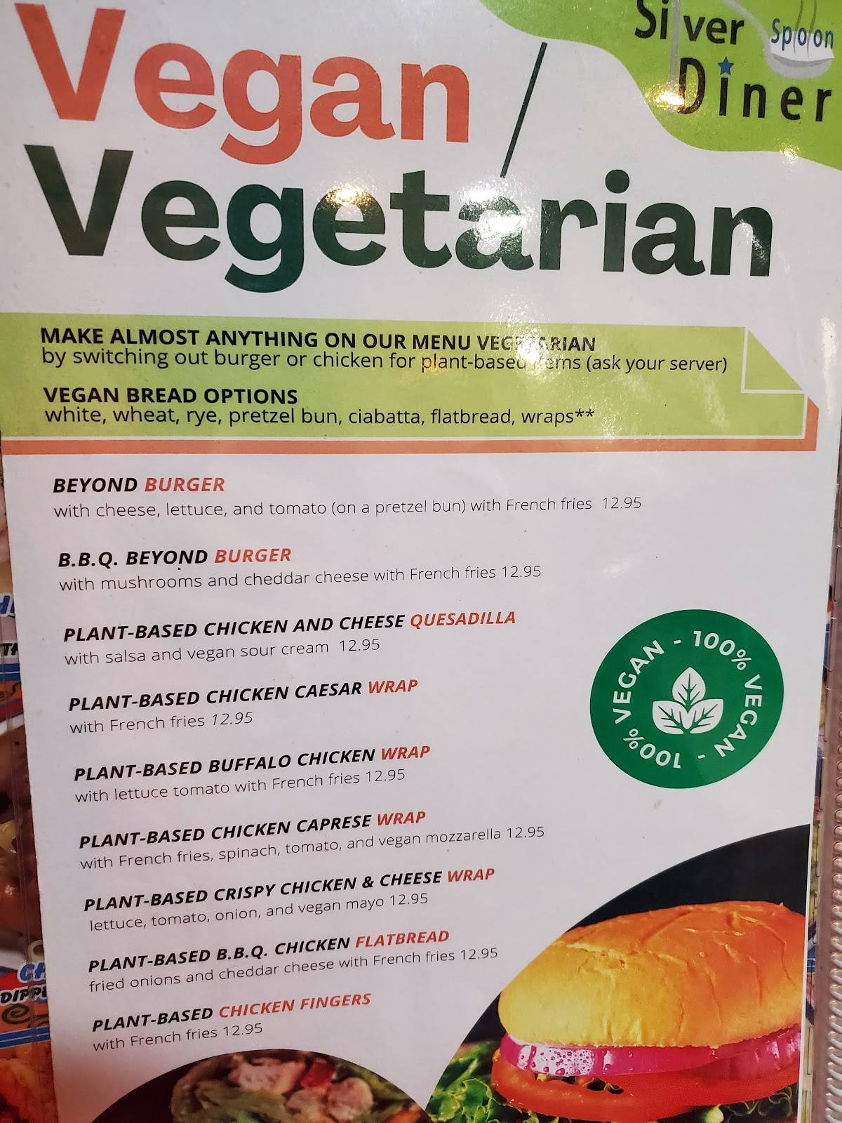 Menu at Silver Spoon Diner restaurant, Clarks Summit
