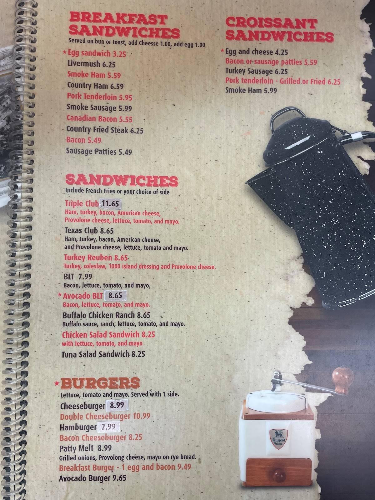 Menu at Sunshine Family Restaurant ️, Kannapolis