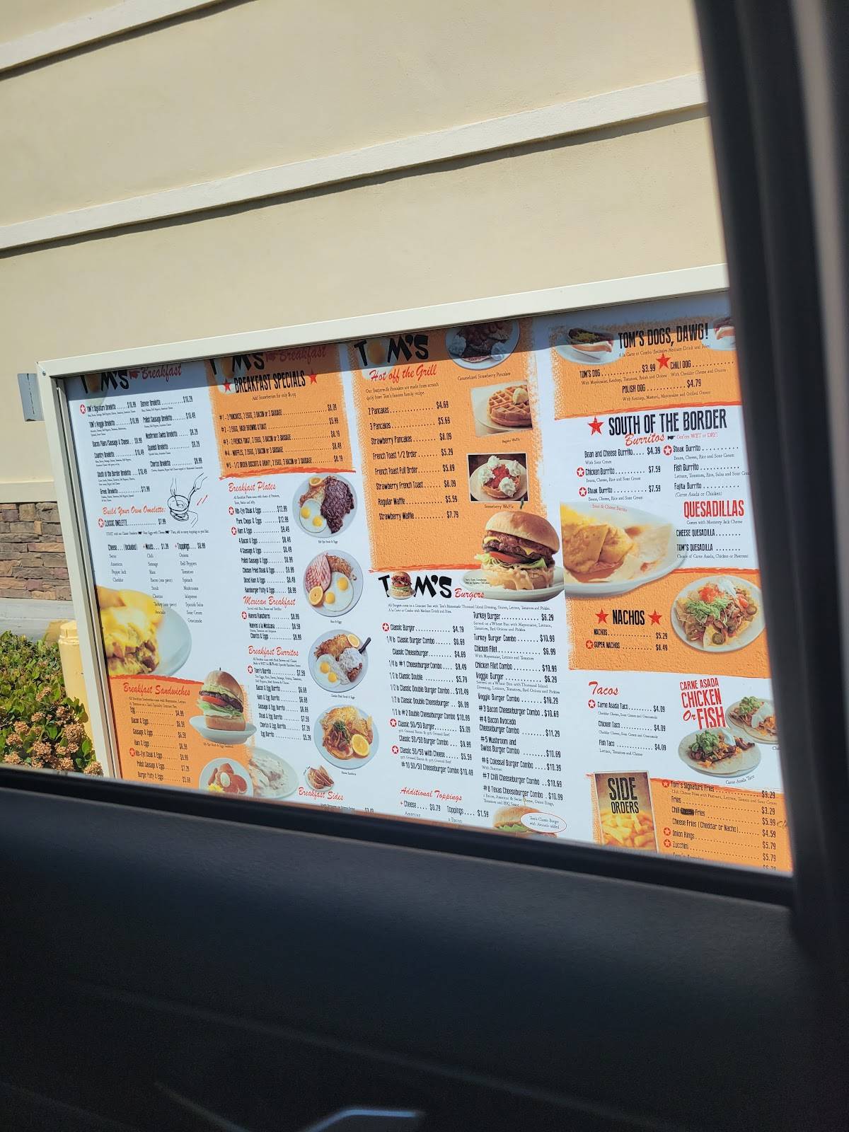 Menu at TOM's Famous Family Restaurant 21, Victorville, Amargosa Rd